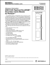 MCM64PD32SG66 Datasheet
