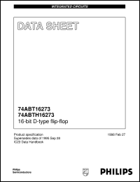 74ABTH16273DGG Datasheet