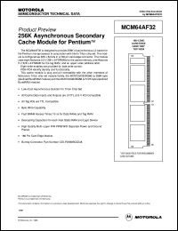 MCM64AF32SG15 Datasheet