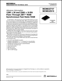 MCM63Z819TQ15R Datasheet