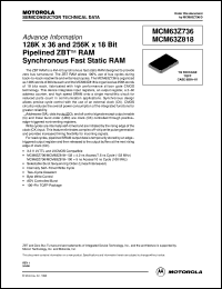 MCM63Z736TQ100R Datasheet
