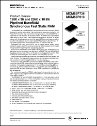 MCM63P818ZP100R Datasheet
