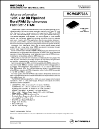 MCM63P733ATQ177 Datasheet