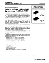 MCM63P636ZP250 Datasheet