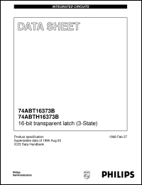 74ABTH16373BDGG Datasheet