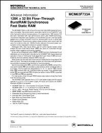 MCM63F733ATQ10R Datasheet
