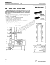 MCM6264CJ20 Datasheet