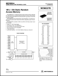 MCM6227BWJ17 Datasheet