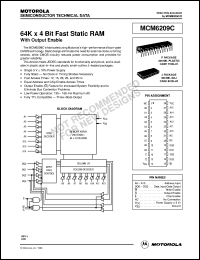 MCM6209CJ20R2 Datasheet