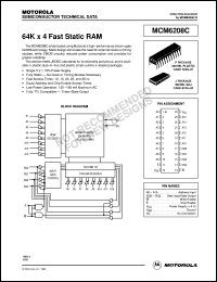 MCM6208CP20 Datasheet