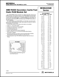 MCM44D256BSG12 Datasheet