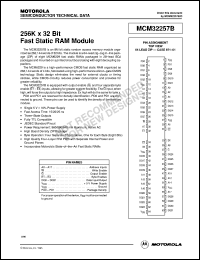 MCM32257BZ15 Datasheet