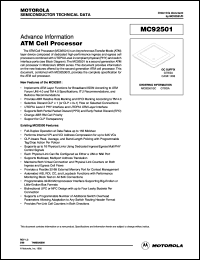 MC92500ZQ Datasheet