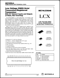 MC74LCX646DW Datasheet