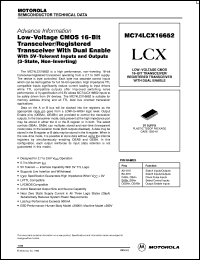 MC74LCX16652DT Datasheet
