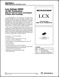 MC74LCX16245DT Datasheet