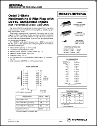 MC54HCT574AJ Datasheet