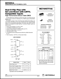 MC74HCT74ADR2 Datasheet