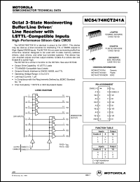 MC54HCT74AJ Datasheet