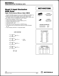 MC74HC7266AN Datasheet