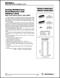 MC74HC4351ADW Datasheet