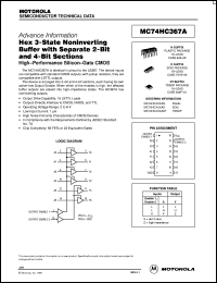 MC74HC367ADTEL Datasheet