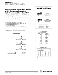 MC54HC373AJ Datasheet