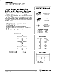 MC74HC365ADT Datasheet