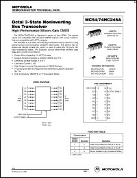 MC54HC240AJ Datasheet