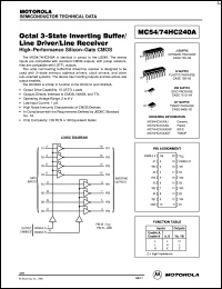 MC74HC240ADT Datasheet