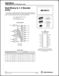 MC10171FNR2 Datasheet