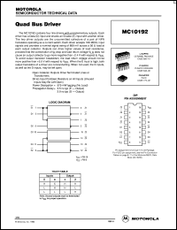 MC10192FNR2 Datasheet