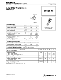 BC161-16 Datasheet