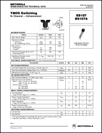 BS107A Datasheet