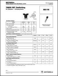 BS170 Datasheet