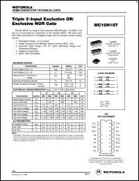 MC10H107FNR2 Datasheet