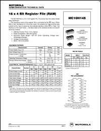 MC10H145FNR2 Datasheet
