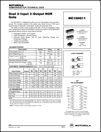 MC10H211FNR2 Datasheet