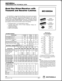 MC10H334FNR2 Datasheet