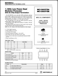 MC12022LVAP Datasheet