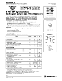 H11G3 Datasheet