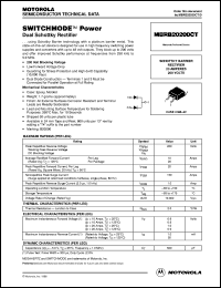 MBRB2080CT Datasheet