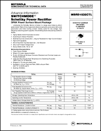 MBRD1035CTL Datasheet