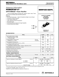 MBRP400100CTL Datasheet