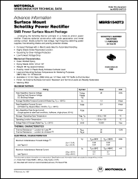 MBRS1540T3 Datasheet