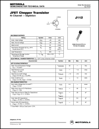 J112 Datasheet