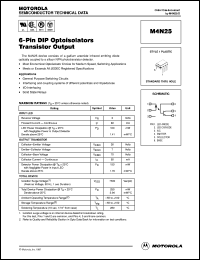 M4N25 Datasheet