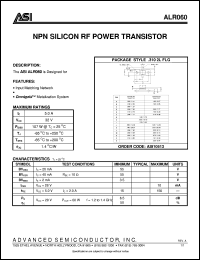 ALR060 Datasheet