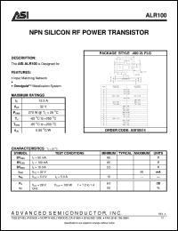 ALR100 Datasheet