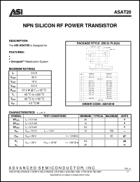 ASAT20 Datasheet